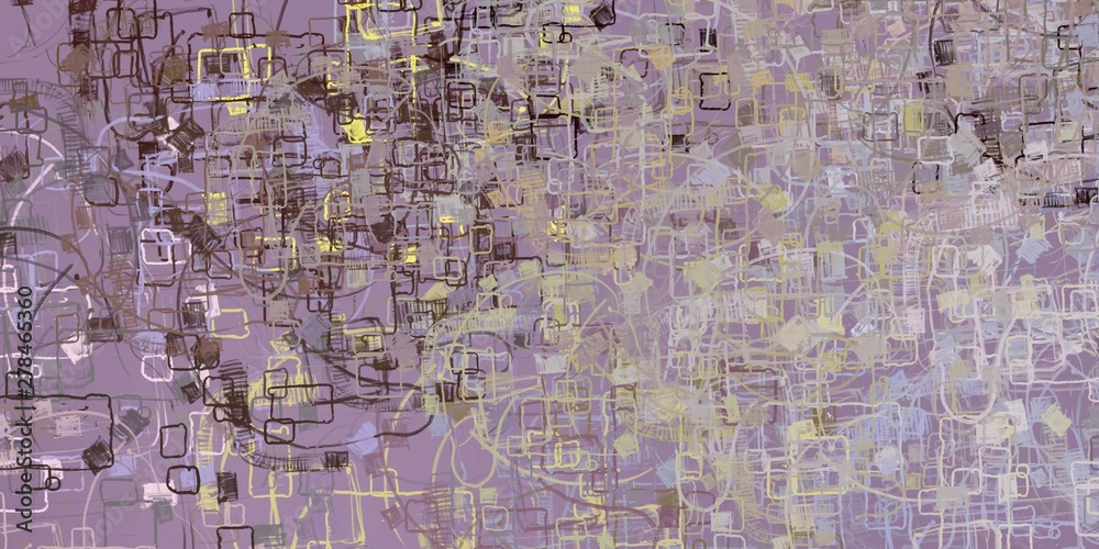 Fototapeta premium Crazy sketch random pattern. Chaos and variety. Modern art drawing painting. 2d illustration. Digital texture wallpaper. Artistic sketch draw backdrop material. 