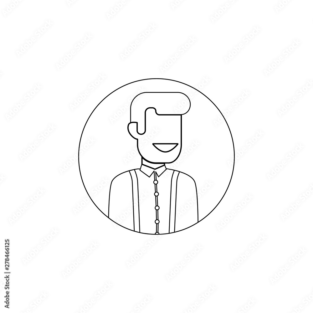 avatar of student icon. Element of avatar for mobile concept and web apps icon. Outline, thin line icon for website design and development, app development avatar of student icon. Element of avatar for mobile concept and web apps icon. Outline, thin line icon for website design and development, app development