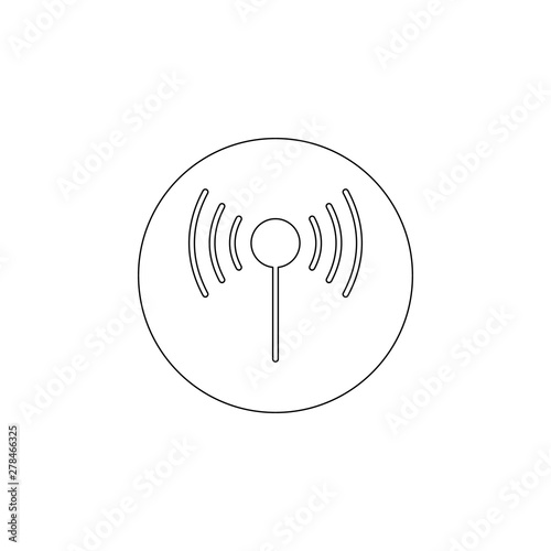 Colored access point icon. Element of web for mobile concept and web apps icon. Outline, thin line icon for website design and development, app development