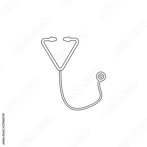 Colored endoscope icon. Element of web for mobile concept and web apps icon. Outline, thin line icon for website design and development, app development