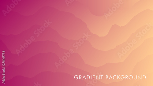 Abstract Wave Wallpaper Background Gradient Violet to Cream