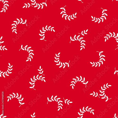 Beautifully abstract plant illustration pattern