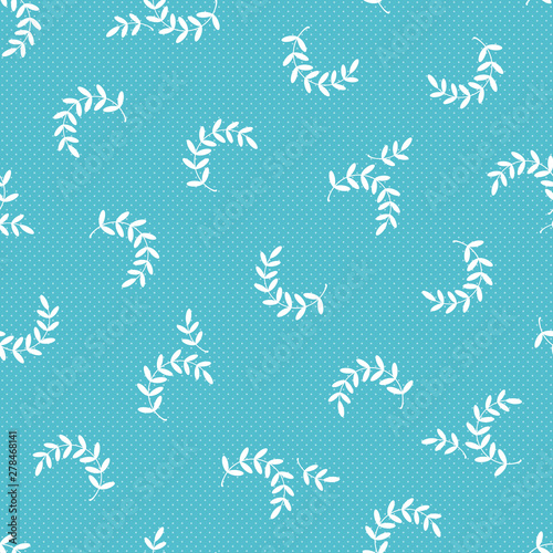 Beautifully abstract plant illustration pattern