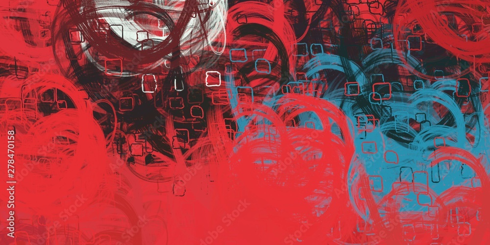 Obraz premium Crazy sketch random pattern. Chaos and variety. Modern art drawing painting. 2d illustration. Digital texture wallpaper. Artistic sketch draw backdrop material. 