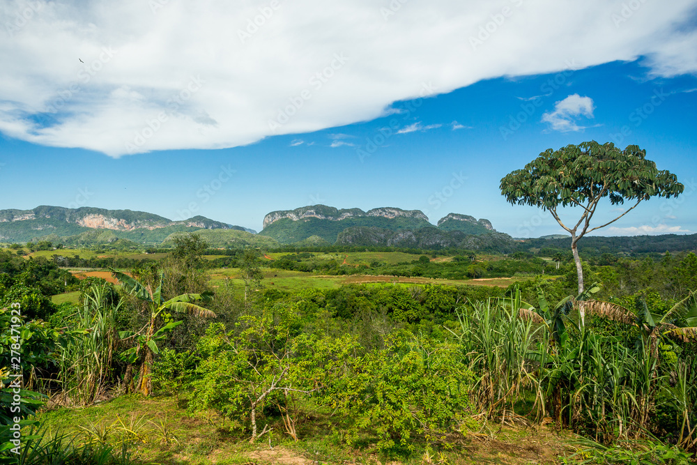Vinales Valley landscape in Cuba