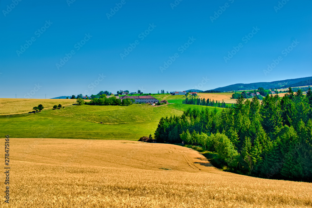 Landscape shot near Gramastetten in Upper Austria Landscape shot near Gramastetten in Upper Austria