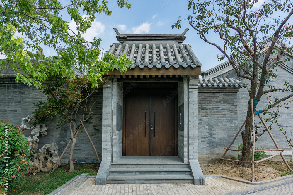 Beijing traditonal courtyard, Ancient Siheyuan Beijing traditonal courtyard, Ancient Siheyuan