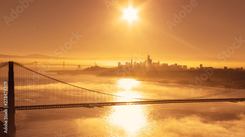 Golden Sunrise over San Francisco