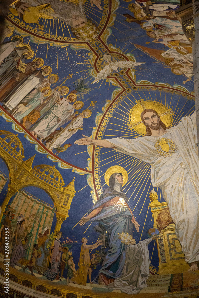 Jesus Mosaic Montmart Paris France