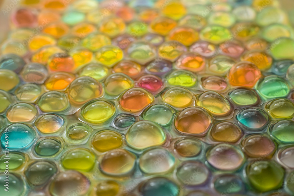 Floating multi colored transparent spheres. Floating multi colored transparent spheres.