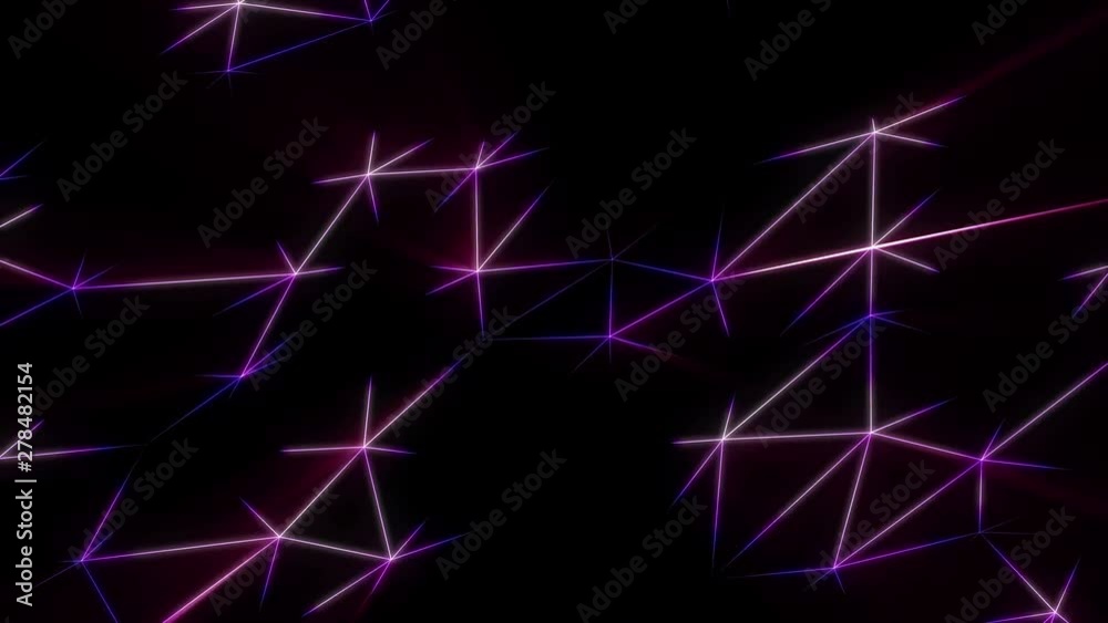 Abstract cg polygonal neon blue and pink glowing surface. Geometric poly light triangles motion background. Abstract cg polygonal neon blue and pink glowing surface. Geometric poly light triangles motion background.