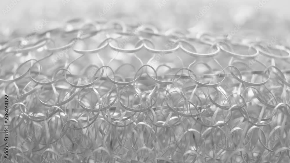 metal shavings close up. Smooth rotation video. Metal texture metal shavings close up. Smooth rotation video. Metal texture