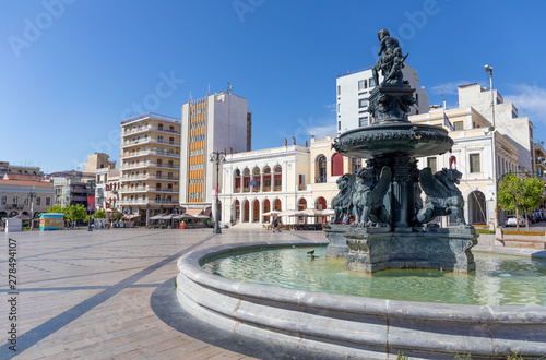 Georgiou I square (Plateia Vasileos Georgiou), Patras, Greece. photo