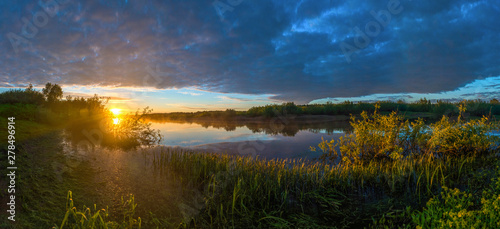 First rays of sun