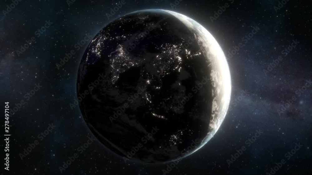 Lights Flicker Out Across Planet Earth - Asia Lights Flicker Out Across Planet Earth - Asia