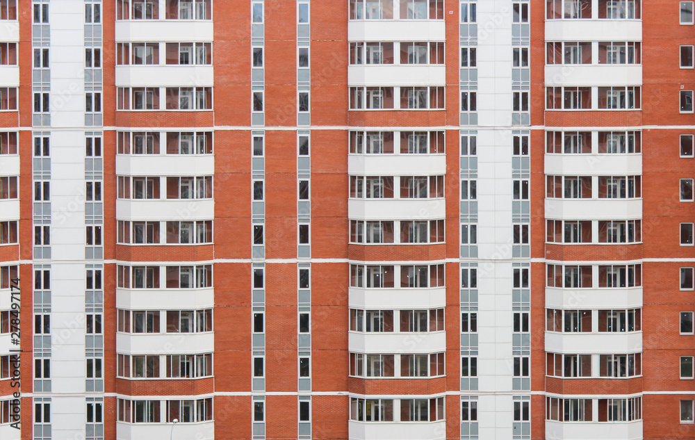 Facade of a residential building
