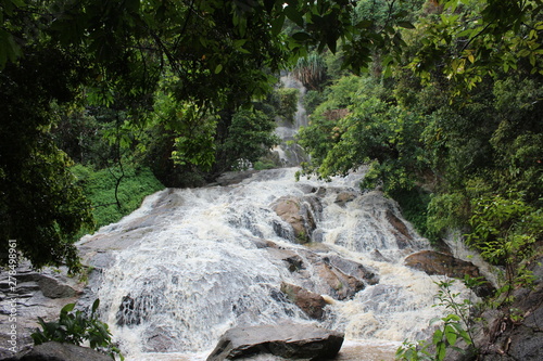 Fototapeta Naklejka Na Ścianę i Meble -  waterfall in green landscape