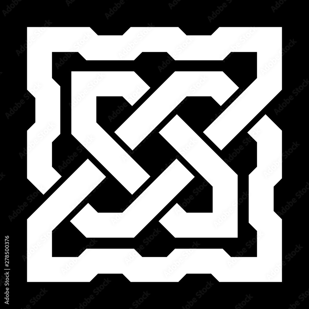 Celtic knot. Abstract ornament. Vector illustration. Celtic knot. Abstract ornament. Vector illustration.