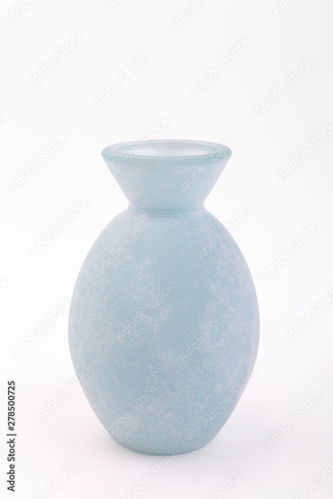 Blue vase isolate Blue vase isolate