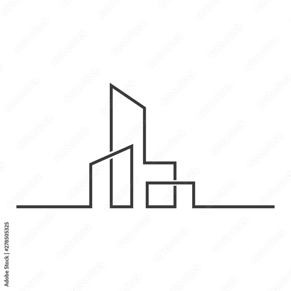 City skyline, city silhouette vector City skyline, city silhouette vector