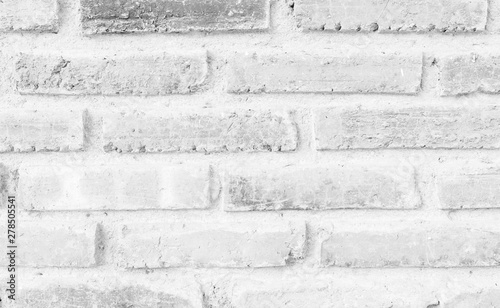 white brick wall texture background