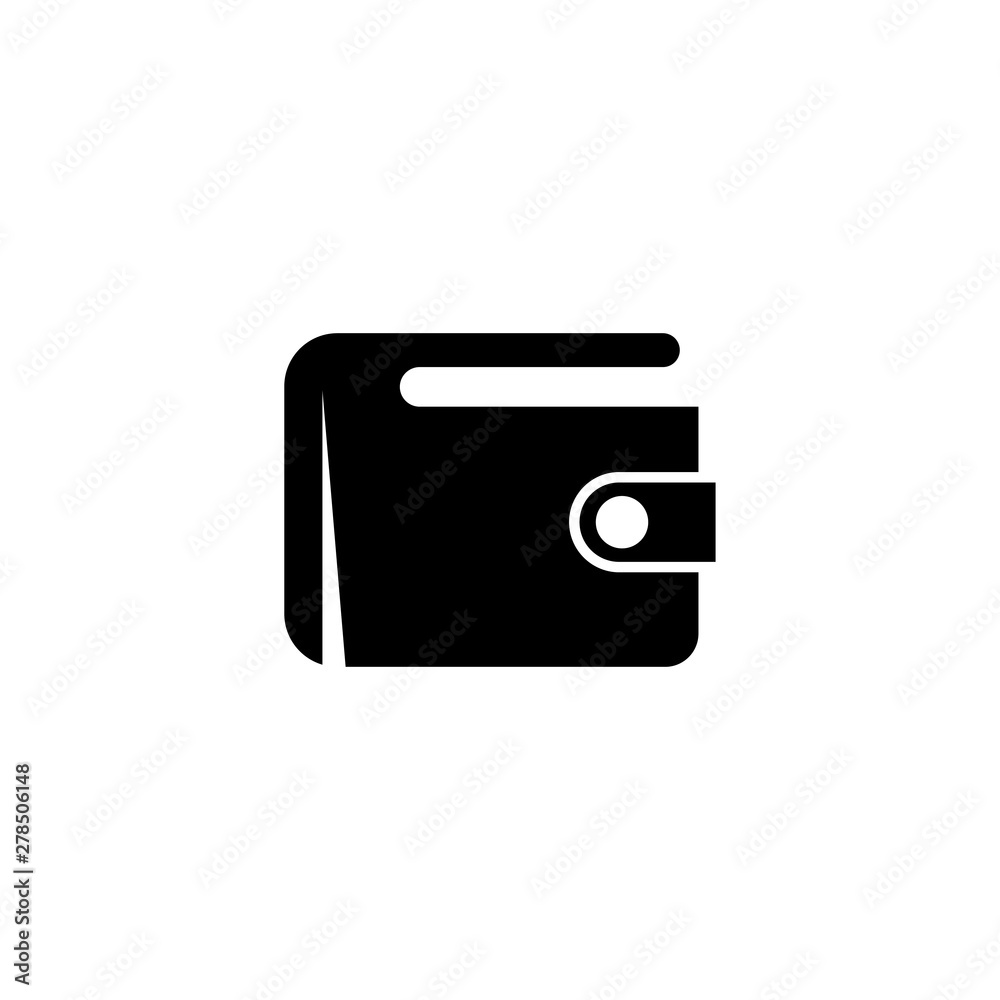 Money Wallet, Digital Purse Flat Vector Icon Money Wallet, Digital Purse Flat Vector Icon