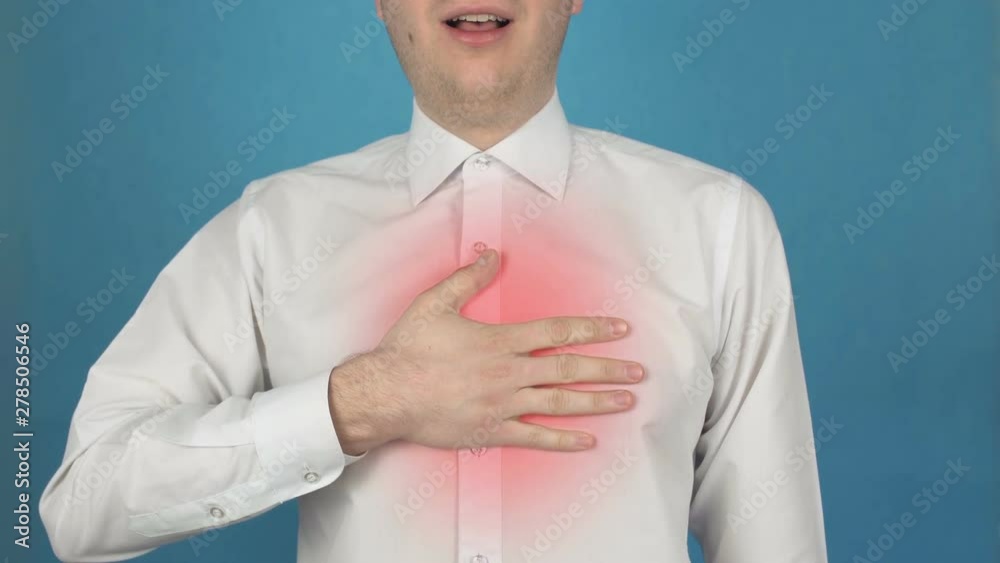 Pain in the rib cage in area of lungs due to Bronchitis or Asthma