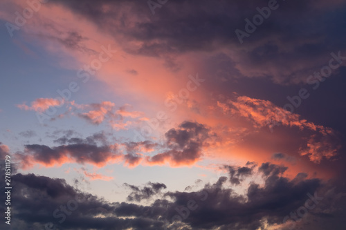 Dramatic sunset and sunrise sky. © Kennymax