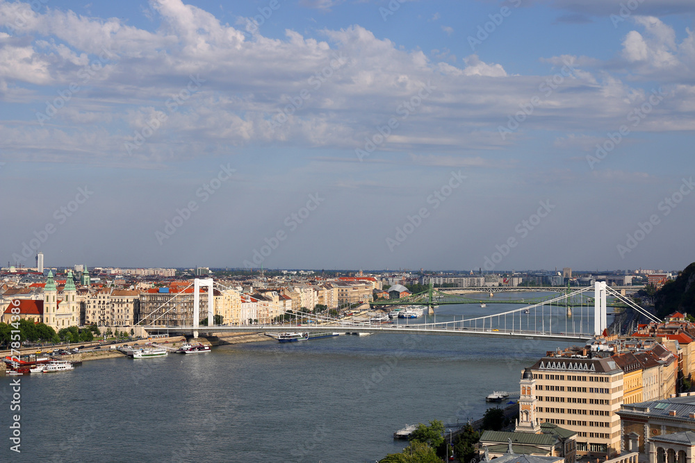 Elizabeth Bridge Budapest cityscape Hungary
