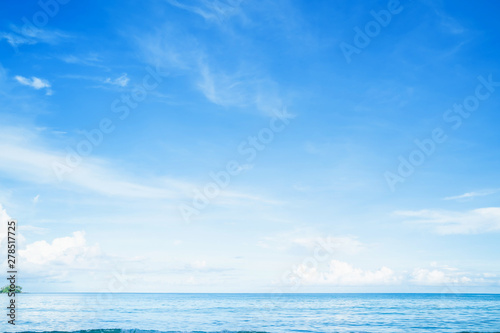 Blue sky with cloud tropical area at Phuket Thailand.