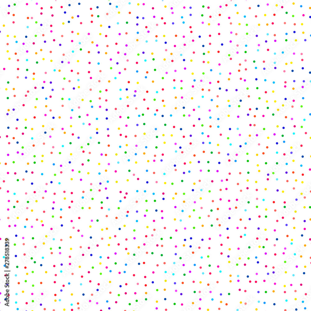 Multicolored circles on a white background.       