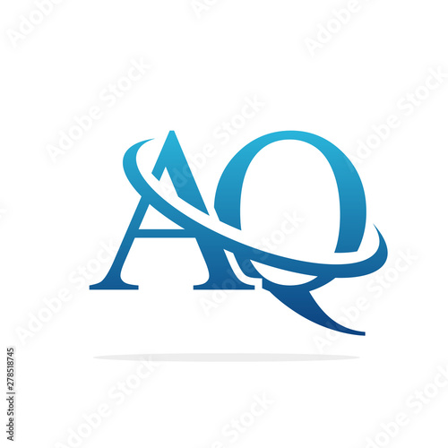 AQ Creative logo design vector art