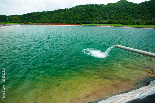 agriculture pond  water well for agriculture are full of water