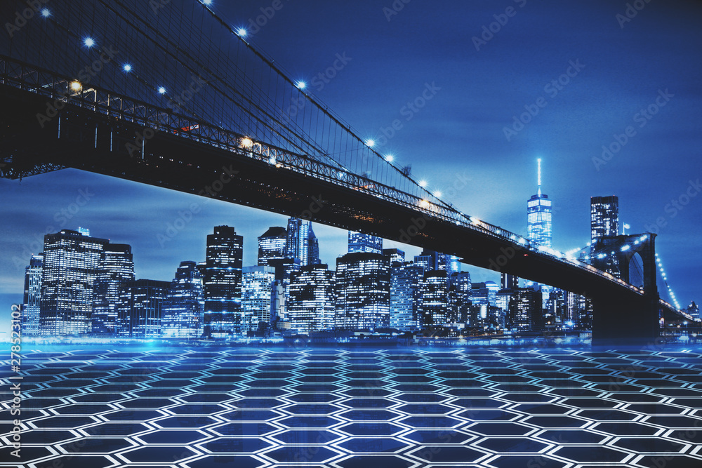 Abstract New York background