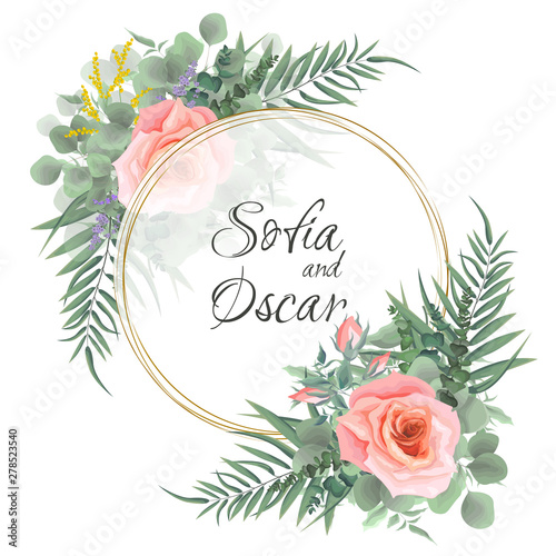background with roses
