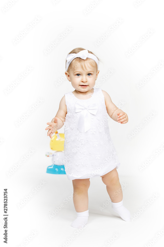 beautiful little girl all in white clothes beautiful little girl all in white clothes