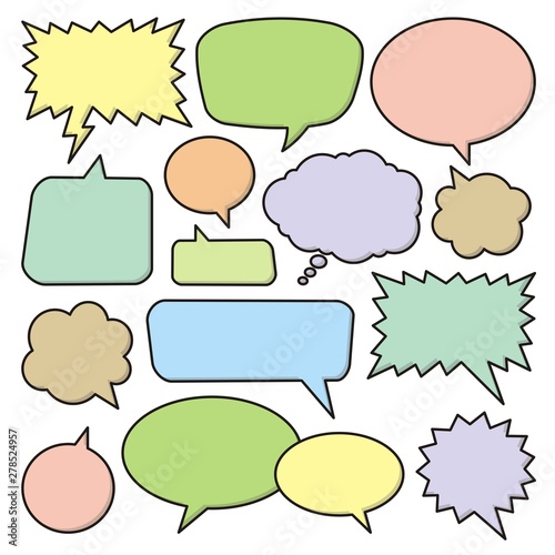 Speech Bubble Set 1 photo