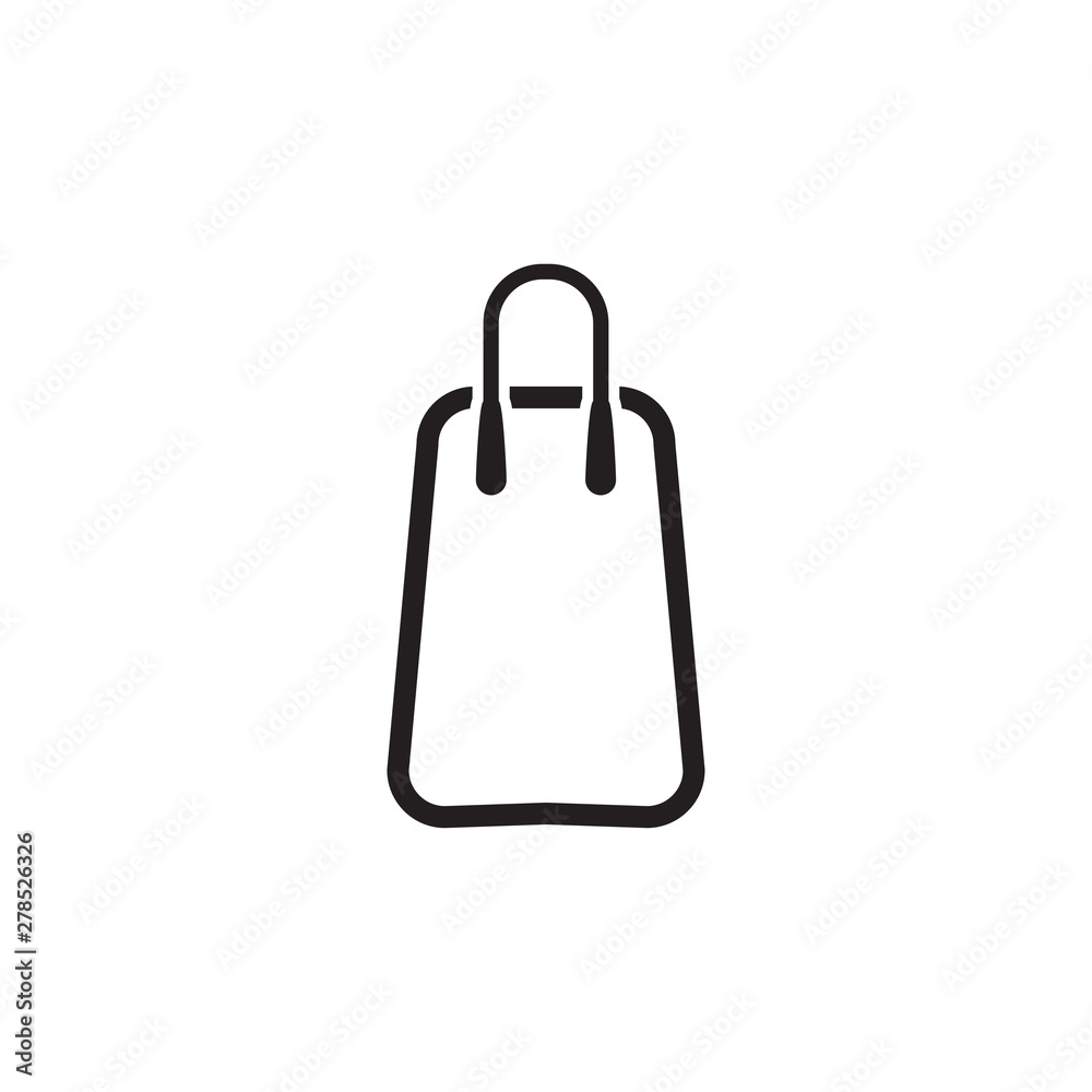 shopping bag icon logo vector illustration shopping bag icon logo vector illustration