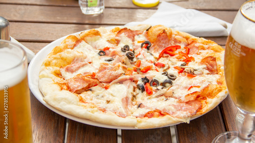 Pizza and Beer 