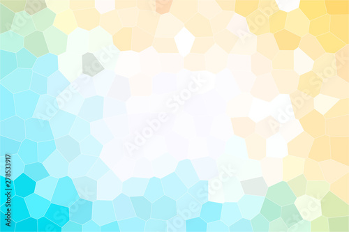 Nice abstract illustration of red, blue and yellow light Little hexagon. Useful background for your needs.