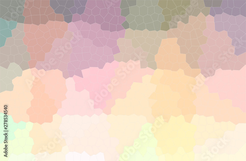 Abstract illustration of orange Small Hexagon background
