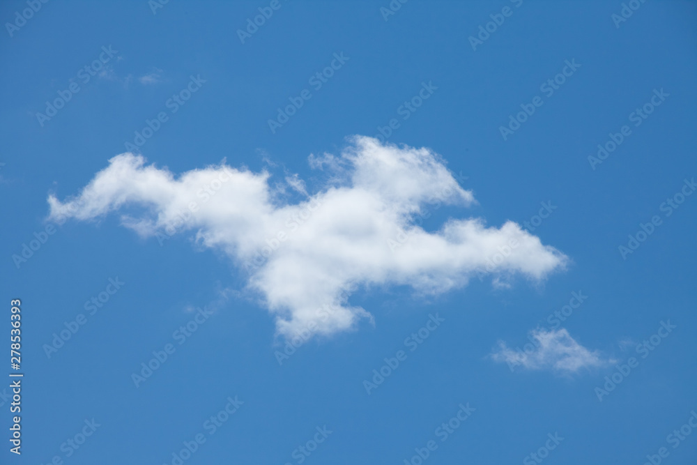 Beautiful sky with fluffy clouds Beautiful sky with fluffy clouds