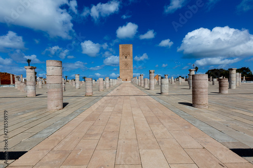 Hassan Tower or Tour Hassan is the minaret of an incomplete mosque in Rabat, Morocco.