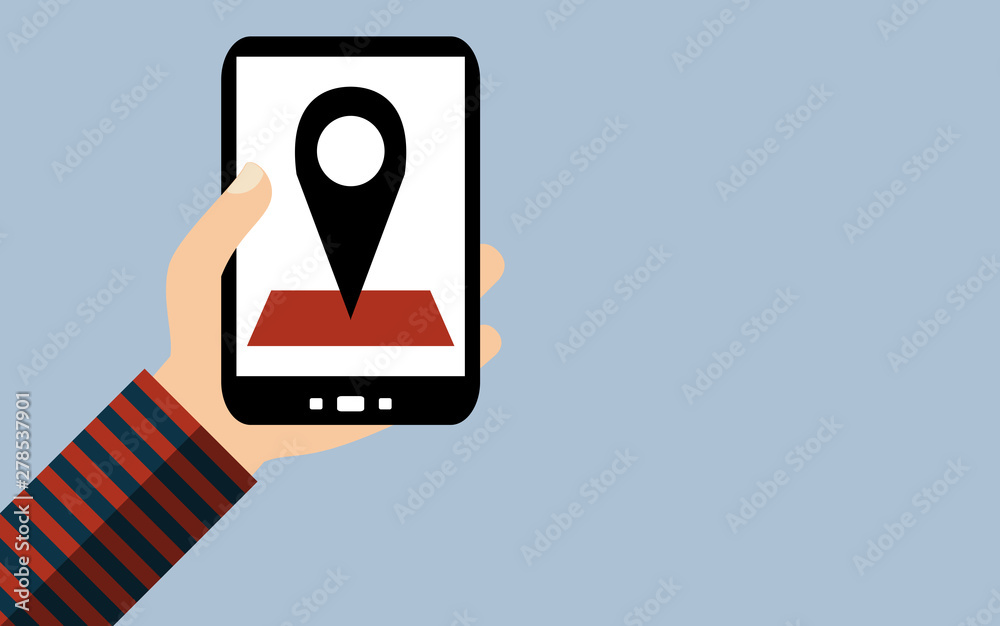 Standort oder Position mit dem Smartphone Standort oder Position mit dem Smartphone