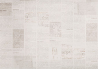 Vintage old grunge newspaper paper texture background
