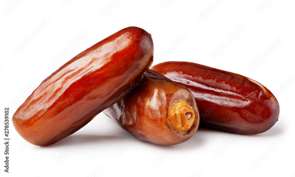 Dates isolated on white background Dates isolated on white background