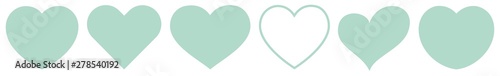 Heart Green | Eco | Nature | Love | Logo | Variations