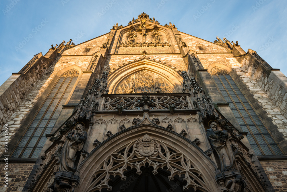 Front Side Of Cathedral of St Peter and Paul - Brno, Czech Republic