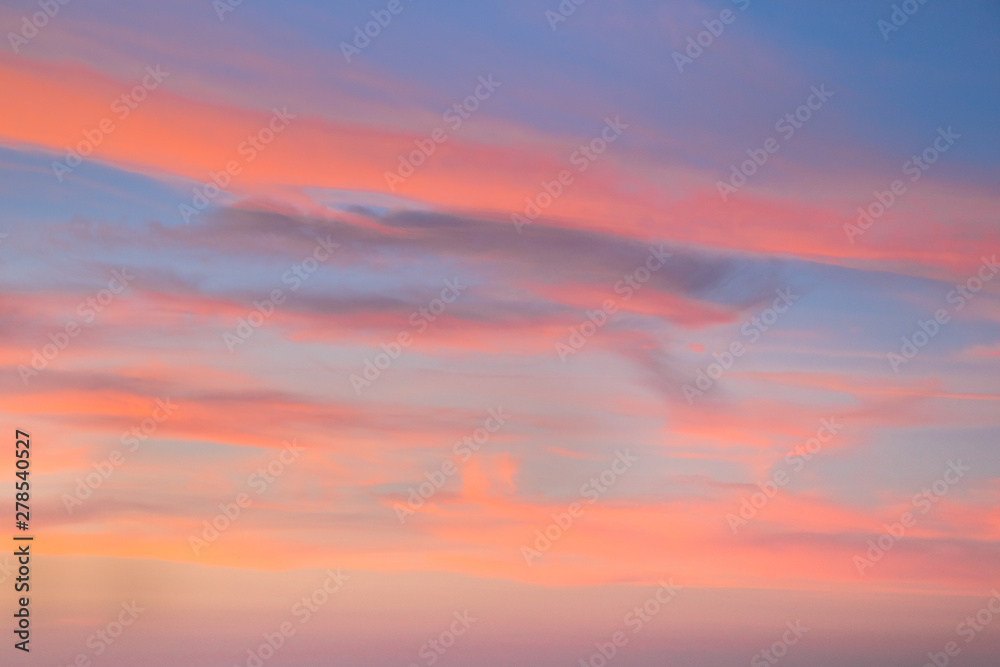 Beautiful sunset background