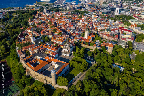 Tallinn in Estland aus der Luft